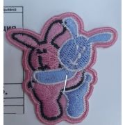 03.07 Термоапликация «Зайцы»5*3см