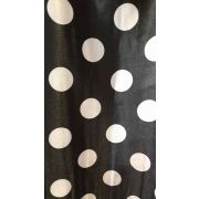 Атлас-стрейч «Горох» 97% полиэстер 3%спандекс 150см. 93гр/кв.м.  Китай