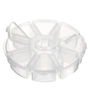 органайзер д/бисера 8 секций круглый d10см