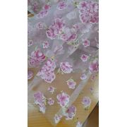 Органза «Цветы» 100%п/э.150см Китай