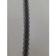 Кружево капрон 15мм черный