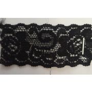 Кружево эластичное 30мм. черное
