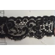 Кружево эластичное 33мм. черное