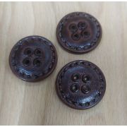 Пуговицы 243 30мм темно коричневый