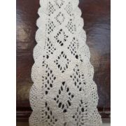 Кружево плетеное 47мм. натуральное 100% хлопок