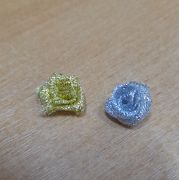 Розочки люрекс маленькие 15-18мм.