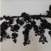 Бахрома веточка черная 60мм