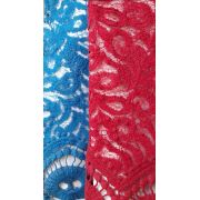 Гипюр коттон «Бордюр» . 65%нейлон. 30%х/б, 5%элас.110см Тайвань.