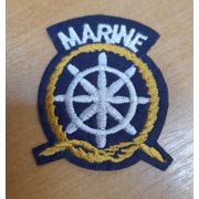 12.02 Термонаклейка «Штурвал марине» 6,5*5,5см