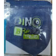 13.04 Шеврон «Дино» джинсовый 13,0*11,0см