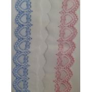 Шитьё 50мм «Сердечки» белая основа