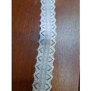 Кружево капрон 25мм с хлопком