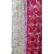 Гипюр вышивка на сетке 100см