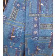 Рубашечная х/б джинс мотив