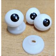 01.08 Глазки 20мм.с поворотом зрачка винт с заглушкой