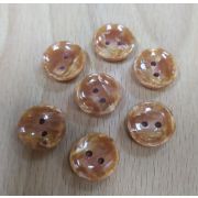 Пуговицы 206 15мм рыжий