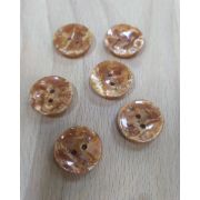 Пуговицы 205 20мм рыжий
