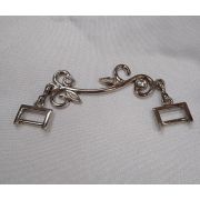 4.11  Украшение «Изобилие» 20*90мм. металл, цвет никель