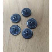 Пуговицы 972 15мм серый блеск