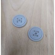Пуговицы1007 22мм св. серый