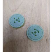 Пуговицы1010 22мм зеленый