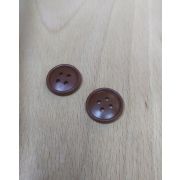 Пуговицы1021 17 мм коричневый