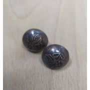 Пуговицы1025 19мм медь цветок