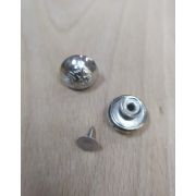 Пуговицы1026 19мм серебро цветок