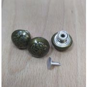 Пуговицы1028 19мм бронза цветок