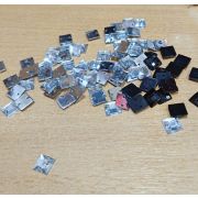 6.24  Страз квадрат 8мм пришивной акрил