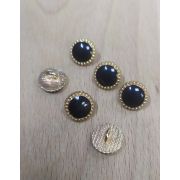 Пуговицы1049 12мм золото черный