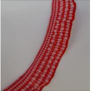 Рюш 20мм полосатый растяжимая сборка