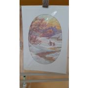 Канва-открытка« Т» 20,5*14,5 см