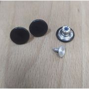 Пуговицы1063 14мм черный никель джинсовая