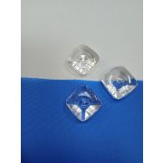 Пуговицы1188 - 13 мм.прозрачный квадрат