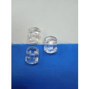 Пуговицы1220 - 16*11 мм.прозрачный