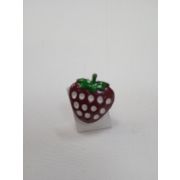 Пуговицы1228 - 12 мм.клубничка бордо