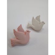 Пуговицы1250 - 20*19 мм.голубь светло-серый, розовый