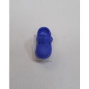 Пуговицы1254 - 15*8 мм.башмак синий