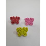 Пуговицы1257 - 16*12 мм.бабочка микс