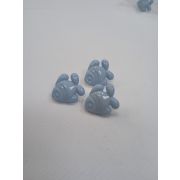 Пуговицы1259 - 13*14 мм.зыбка голубая