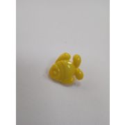 Пуговицы1261 - 13*14 мм.рыбка желтая