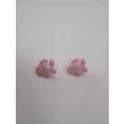 Пуговицы1262 - 13*14 мм.рыбка розовая