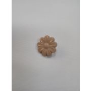 Пуговицы1280 - 16 мм.бежевый цветочек
