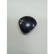 Пуговицы1289 - 23 мм.черный, скругленный треугольник