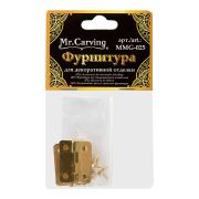 Петли для шкатулок 2шт. 1,6*2,4см металл под золото