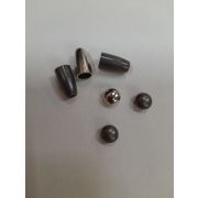 5.07   Концевик колокольчик 8*15мм.пластик под металл с крышкой