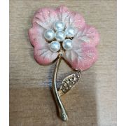Брошь цветок