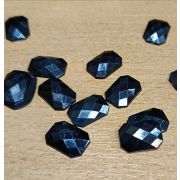 5.26 Страз прямоугольник .акрил клеевой черный