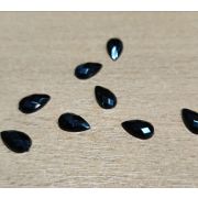 5.26  Страз капля акрил 5*10мм.клеевой черный